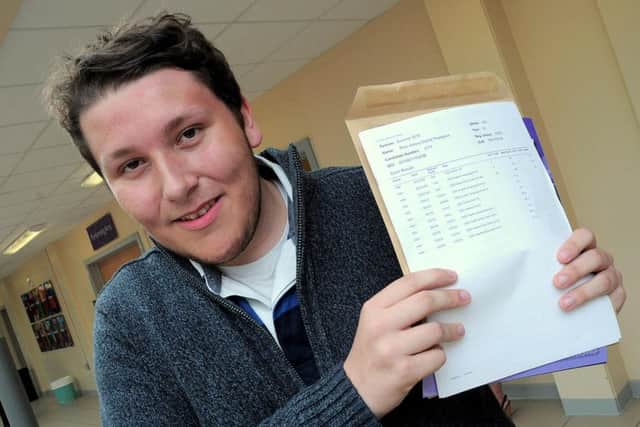 Students & their results at Worksops Outwood Valley 6th form college
NWGU 13-8-15 A Levels, Rhys Thomas 4 A levels (6)