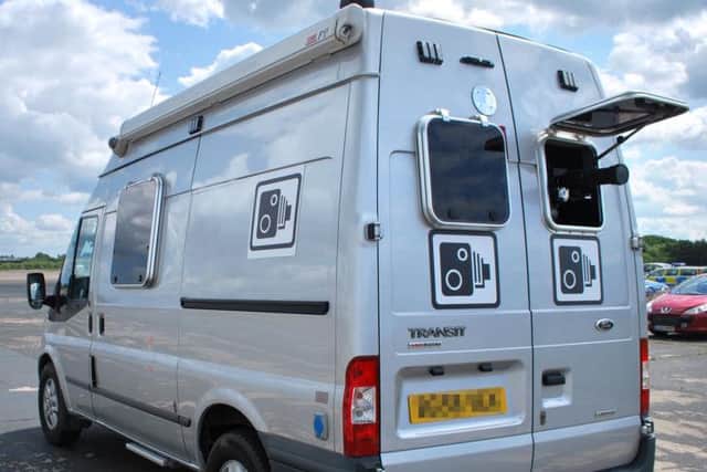 Mobile speed camera.