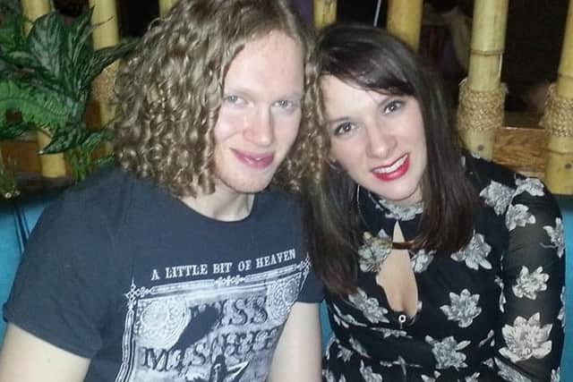 Carly Lovett and her fiance, Liam Moore