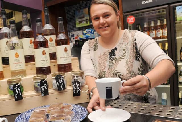Yvette Woods, shift manager at the Sweyn Forkbeard where readers can get a free tea or coffee