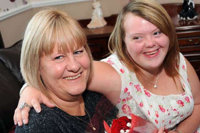 Guardian Rose award for Karen who has been supporting Steph, 21, who has downs syndrome and constantly gives up her free time.