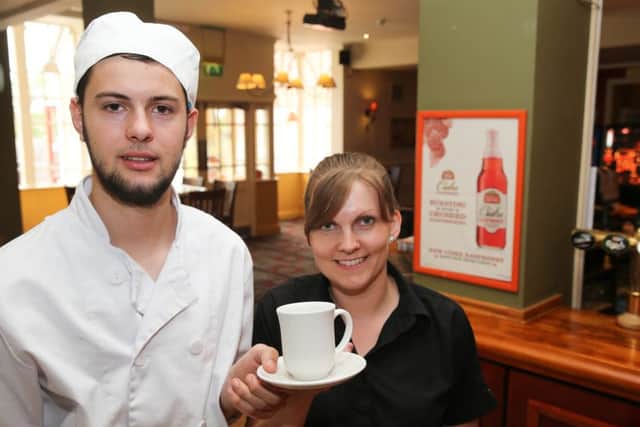 NWGU - The Millhouse pub are offering our readers a free drink of tea or coffee at the Millhouse pub L>R Luke Wild, Nicola Bennett