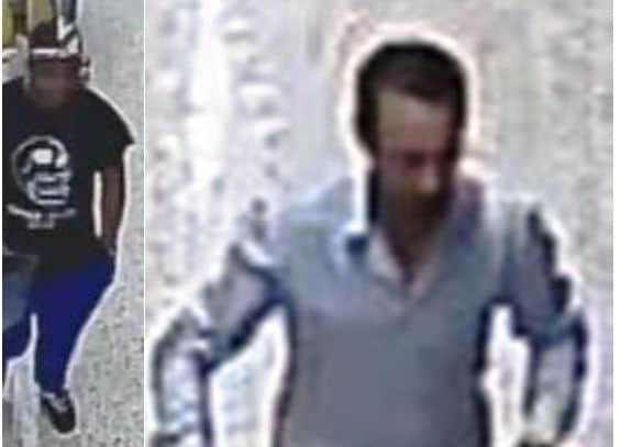 Pair wanted by police in connection with a theft from Morrisons.