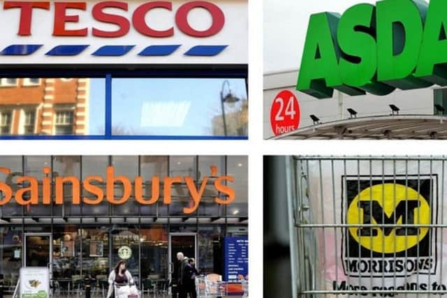 The big four supermarkets line up