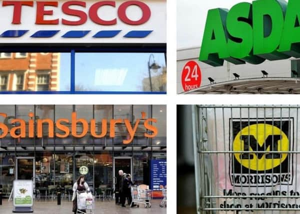 The big four supermarkets line up