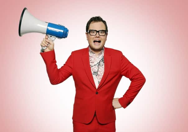 Alan Carr is live at Sheffield City Hall next week