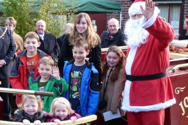 Santa specials are being run on Chesterfield Canal again in December