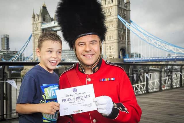 Bailey Matthews and David Walliams
