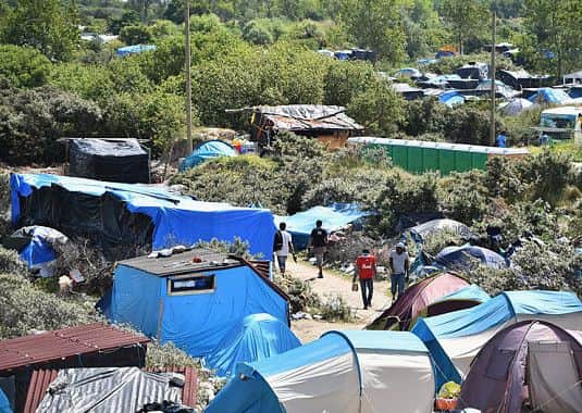 The Calais 'jungle'