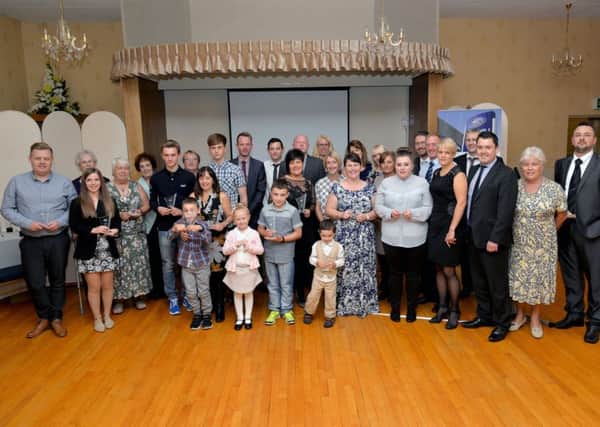 Worksop Guardian Community Awards 2015, pictured are the award winners and sponsors