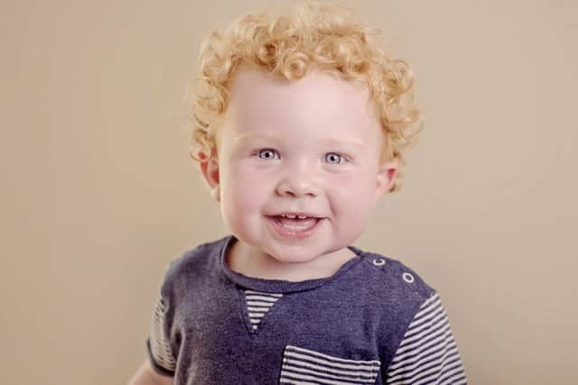 Robbie from Sturton-by-Stow has been chosen to be part of the international marketing for national baby brand Bizzi Growin.