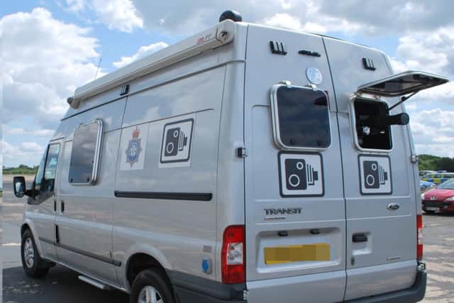 North Yorkshire Police's mobile speed camera van