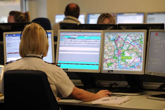 Generic shot of police switchboard