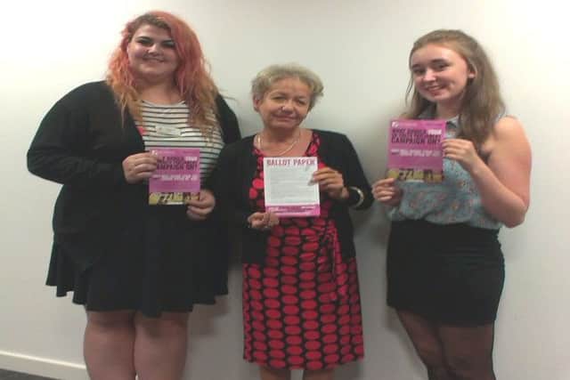 Rosie Winterton with Doncaster's MYPs