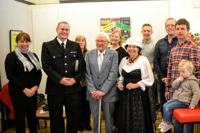 Samantha Smith, WREN, Insp Simon Outen, Gainsborough Police, Alan Ayris, Eleanor Bowker Gainsborough Theatre Company, Amanda Nicholson, WREN, Marion Thomas, West Lindsey District Council, Ashley Kent, Rob Aston and Richard from Gelders