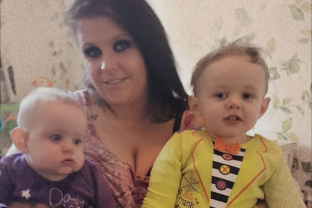 Maddison with her mum Sharni and brother, Jayden