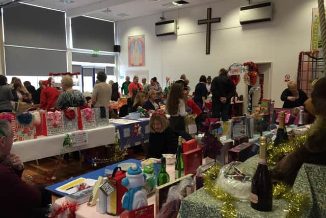 St Mary & St Josephs Christmas Fair took place at Holy Family School in Worksop