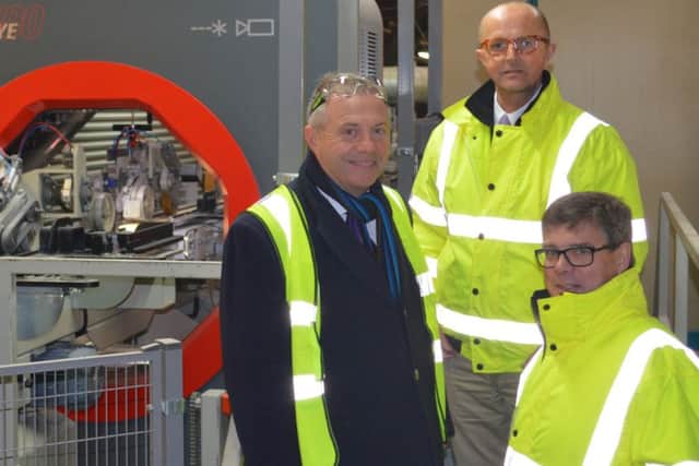 John Mann MP, Chris Watson and Christian Brash.