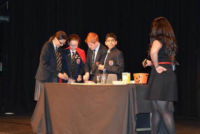 School pupils took part in Lab Live at Trinity Arts Centre in Gainsborough