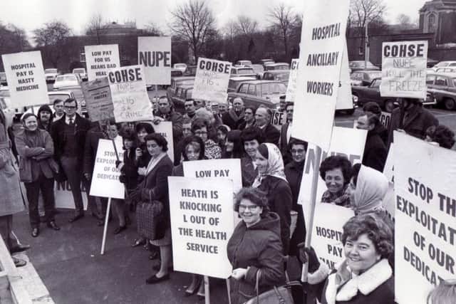 Strike meeting at Worksop - 10th March 1973
Bassetlaw MP Joe Ashton addresses a meeting at the Cattle Market, Worksop.