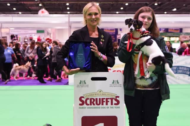 Olivia Lawrence and Roxy at Eukanuba Discover Dogs