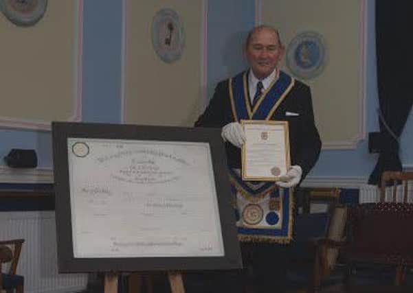 Ray Cunnington has been honoured after being a member of Worksop Priory Masonic Lodge for 50 years