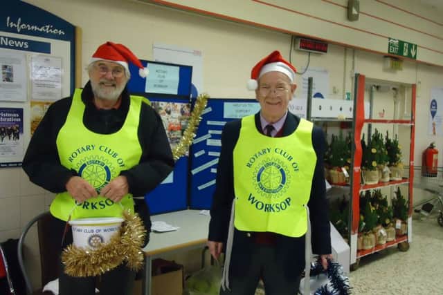 Worksop Rotarry members during their collection at Tesco on Gateford Road