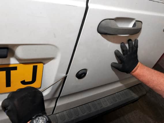 Police have urged vigilance after a spate of thefts from vans in Hartlepool.
