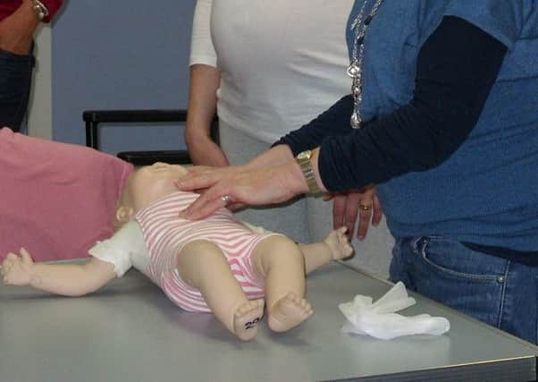 First aid course will teach how to do infanct CPR
