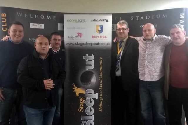 The Stags Sleepout team