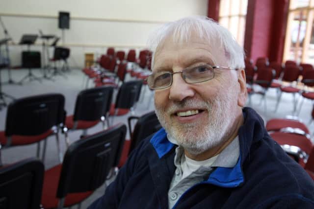 The Golden Ball, home to the work of the Poplars Church, Victoria Square, Worksop. Pictured is Pete Hardy.