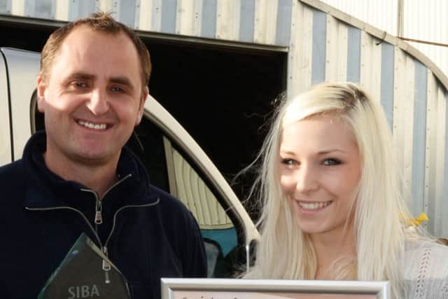 Phil Owen and Danielle Longley, of Dukeries Brewery, which has won an award for its Farmers Branch Ale. Picture: Marie Caley.