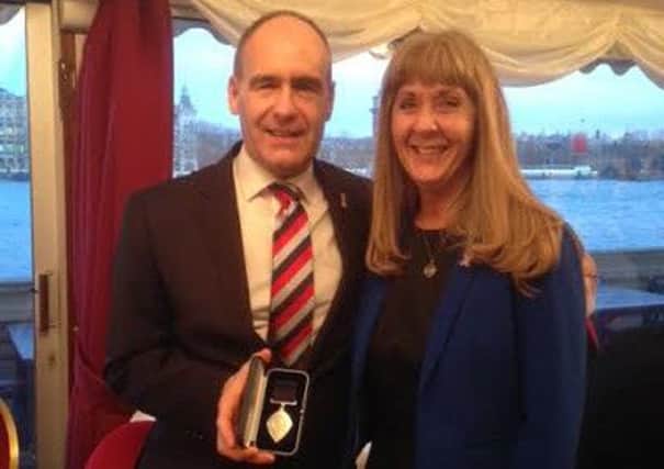 Tony Eaton and his wife Julie at the British Citizen Awards