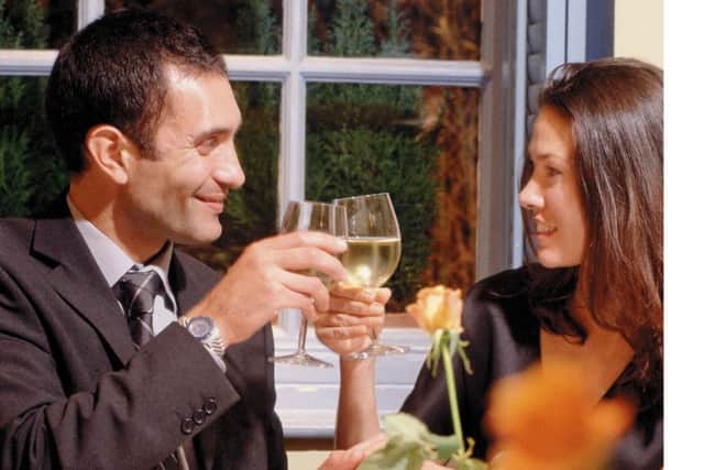 Mandatory Credit: Photo by Image Source / Rex Features ( 473695a )
MODEL RELEASED - COUPLE EATING OUT
COUPLE EATING OUT