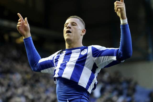 Sheffield Wednesday v Peterborough......GOAL.....Ross Barkley celebrates his goal