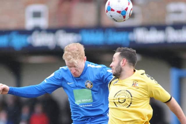 Gainsborough Trinity v Bradford Park Avenue.
Simon Russell.