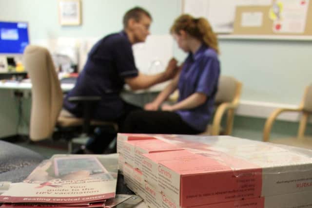 A mocked vacination.