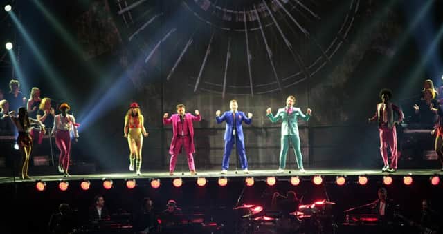 Take That perform at the Motorpoint Arena in Sheffield. Photo by Glenn Ashley.