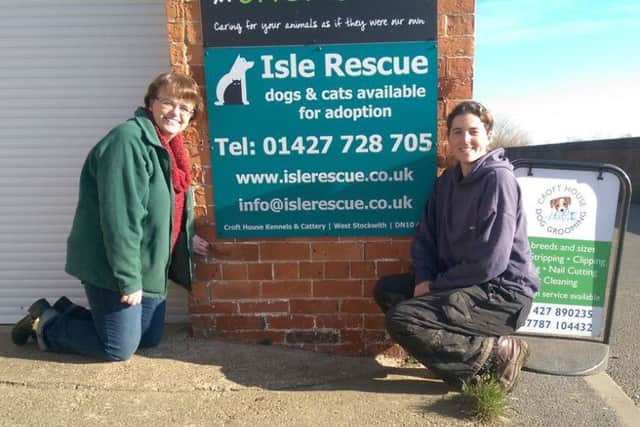 Caroline Morrell and Mandy Lythe of the Isle Rescue