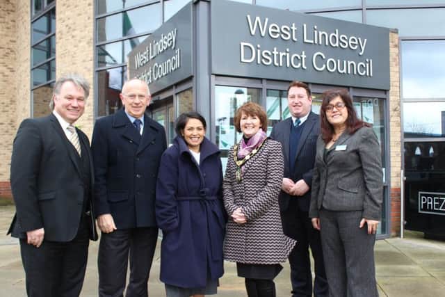 The Employment Minister has visited West Lindsey District Council