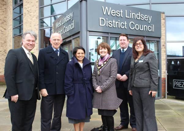 The Employment Minister has visited West Lindsey District Council