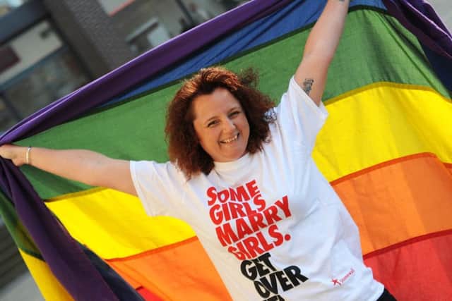 Crystal Lucas who is organised a Gay Pride event in Worksop.
