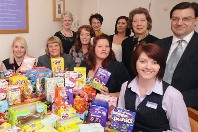 Last year's egg appeal at Worksop Co-operative Funeral Care