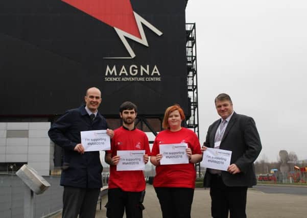 RNN Training managers Charlie Grayson and Tim Gladman spent a day shadowing apprentices Molly May Charlesworth and Danny Wade at Magna