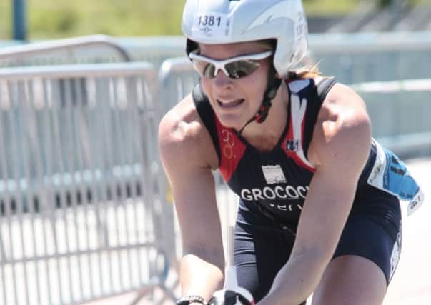 MORE SUCCESS -- for international duathlete Amy Grocock.