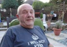 Mickey Summers, who is campaigning for justice.