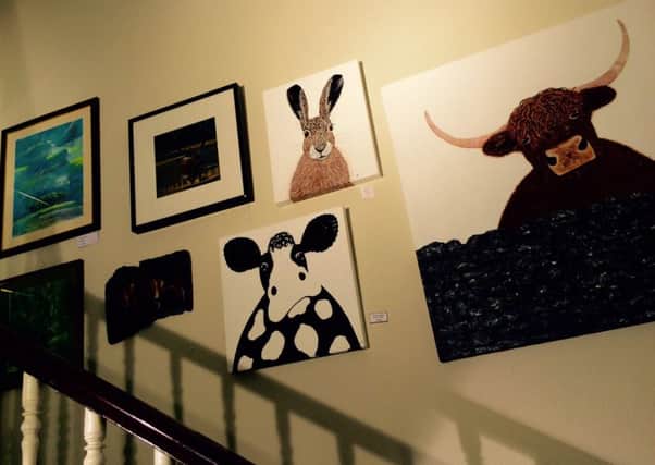 Artwork currently on display at The Hub