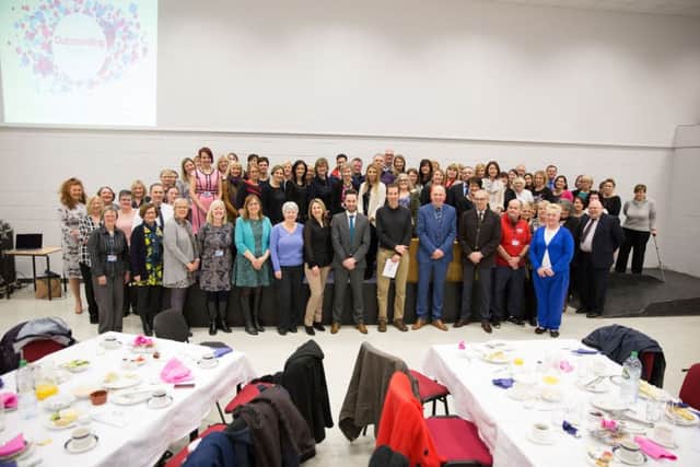 Staff's celebratory lunch at North Lindsay College