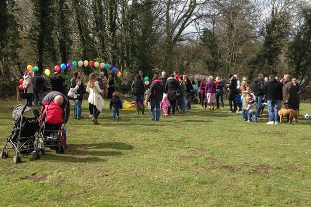 The ceremony was held at Langold Country Park