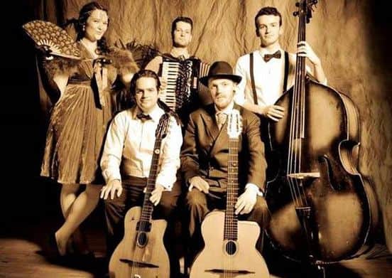 Cafe Manouche are live at Lincoln Drill Hall this weekend